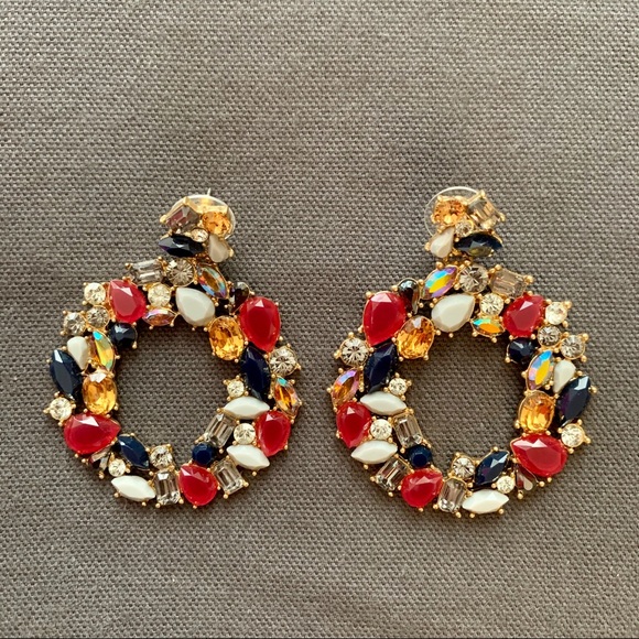 J. Crew Jewelry - J. Crew Colorful Statement Earrings